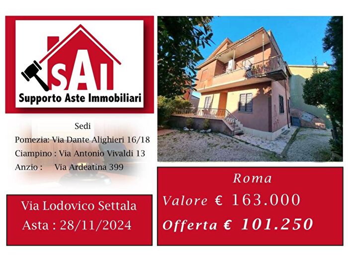 Appartamento bilocale in vendita in Via Lodovico Settala, La Giustiniana, Roma