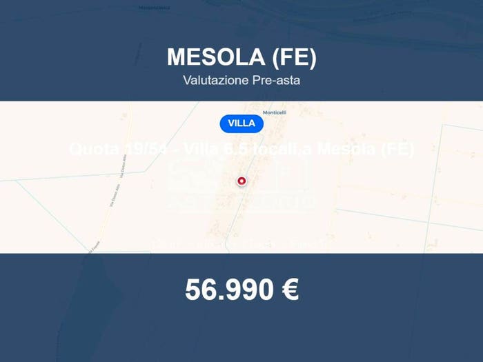 Casa con 6 locali in vendita in Via Gino Tassinari, Monticelli, Mesola