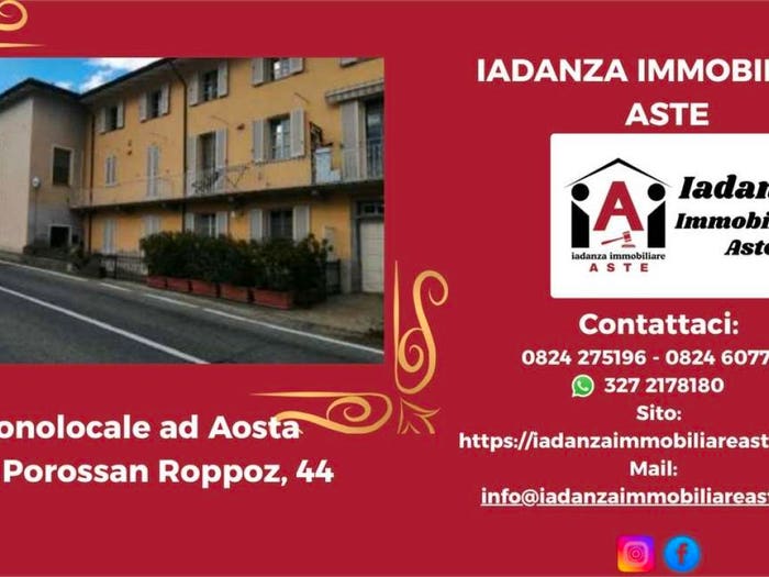 Appartamento monolocale in vendita in Frazione Porossan Roppoz, Centro, Aosta