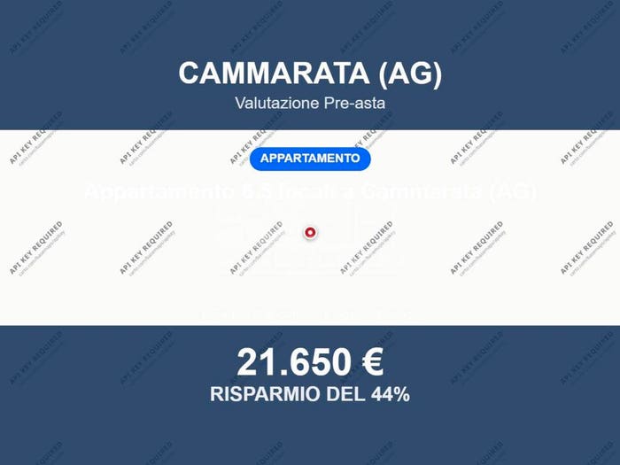 Appartamento trilocale in vendita in Via Campania, Cammarata