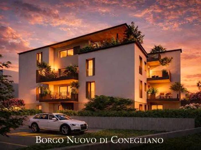 Appartamento trilocale in vendita in Via San Cettolini, Centro, Conegliano