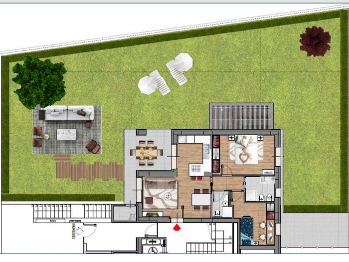 Appartamento trilocale in vendita in Fontanelle, Riccione