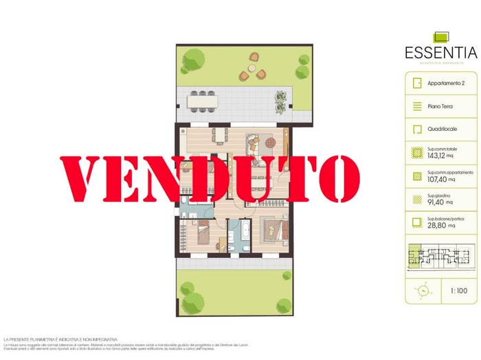 Appartamento quadrilocale in vendita in Via Salvatore Rosa, Bernasconi Buonarroti Bareggia, Lissone