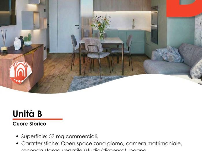 Appartamento bilocale in vendita in Calle Ponte San Giacomo, Centro Storico, Chioggia