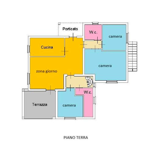 Appartamento con 6 locali in vendita in Via Roma, Casale Marittimo