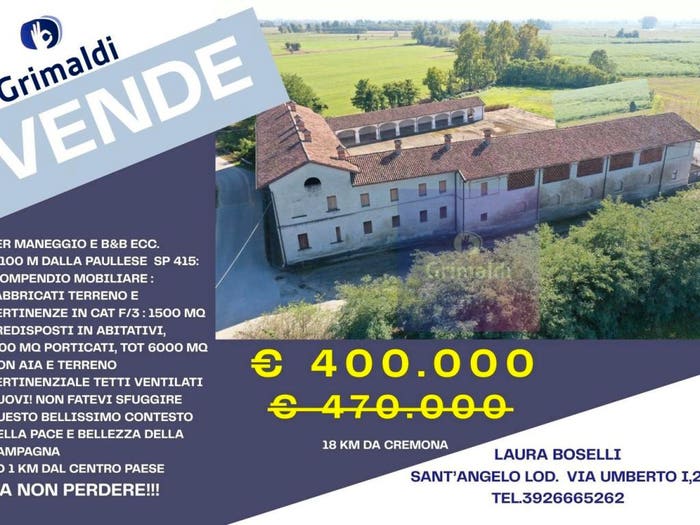 Casa in vendita in LOCALITA CASCINA CERRO, Grumello Cremonese ed Uniti