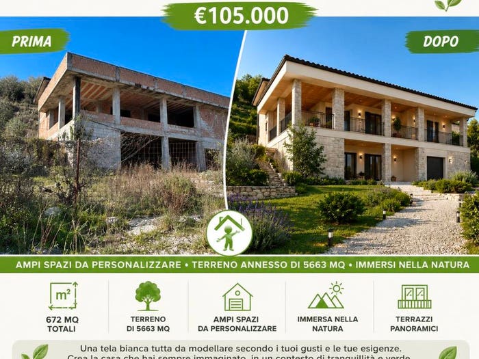 Casa con 6 locali in vendita in Via Vittoria di Sopra, Centro, Cervino