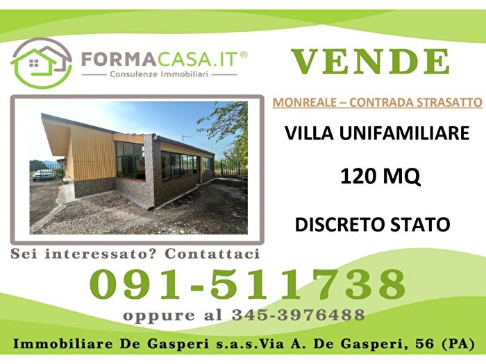 Casa trilocale in vendita in Strasatto, Monreale