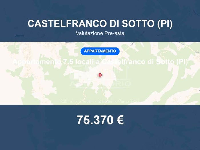 Appartamento con 6 locali in vendita in via delle Fontine, Centro, Castelfranco di Sotto