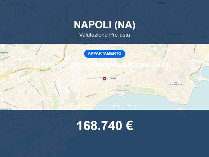 Appartamento bilocale in vendita in Via Diomede Carafa, Fuorigrotta Bagnoli, Napoli