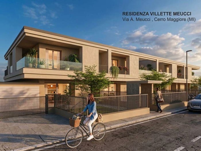 Casa quadrilocale in vendita in Via Antonio Meucci, Centro, Cerro Maggiore