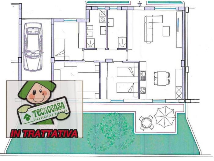 Appartamento con 6 locali in vendita in Via zona caruscino, Centro, Avezzano