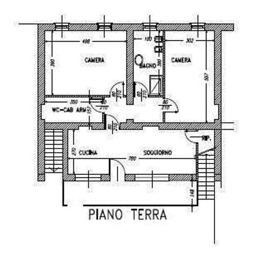 Appartamento trilocale in vendita in via cesare battisti, Vaprio d'Agogna