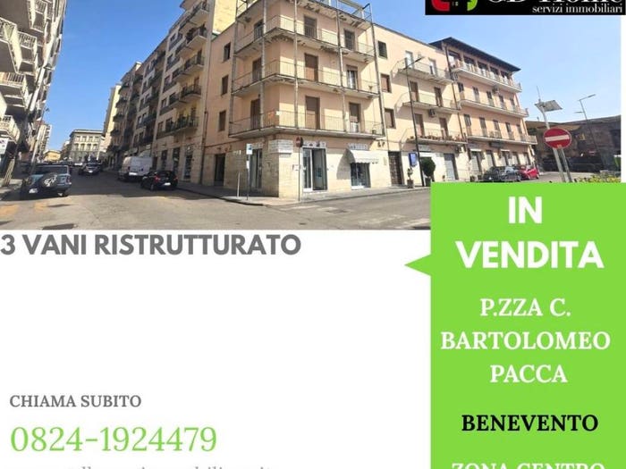 Appartamento trilocale in vendita in Piazza Cardinale Bartolomeo Pacca, Centro Storico, Benevento