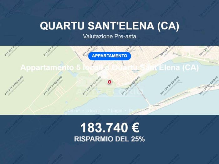 Appartamento con 5 locali in vendita in Via Italia, Quartu, Quartu Sant'Elena