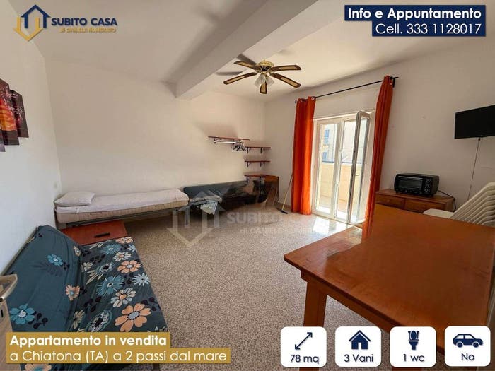 Appartamento bilocale in vendita in Via San Cristoforo, Palagiano