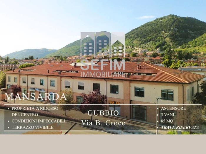 Casa trilocale in vendita in Via Benedetto Croce, Centro, Gubbio