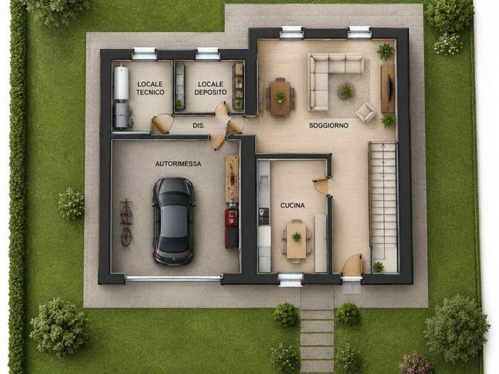 Casa quadrilocale in vendita in Centro, Oleggio