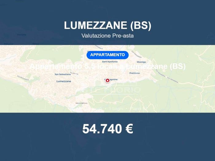 Appartamento con 5 locali in vendita in Via Massimo D'Azeglio, Sant'Apollonio, Lumezzane