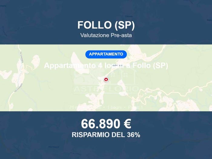 Appartamento quadrilocale in vendita in Via Durasca A, Piano Di Follo, Follo