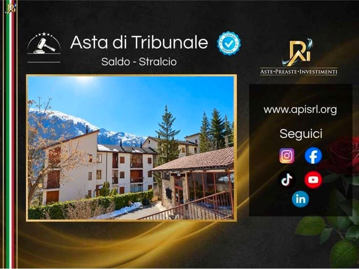 Appartamento bilocale in vendita in Via Tartaglione, SMenna SCroce Francolisco, Lucoli