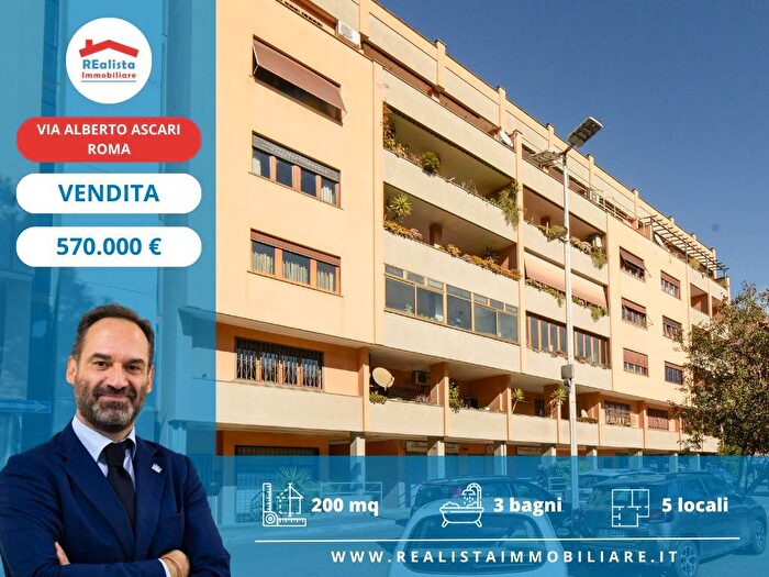 Appartamento con 5 locali in vendita in Via Alberto Ascari, Roma, Roma