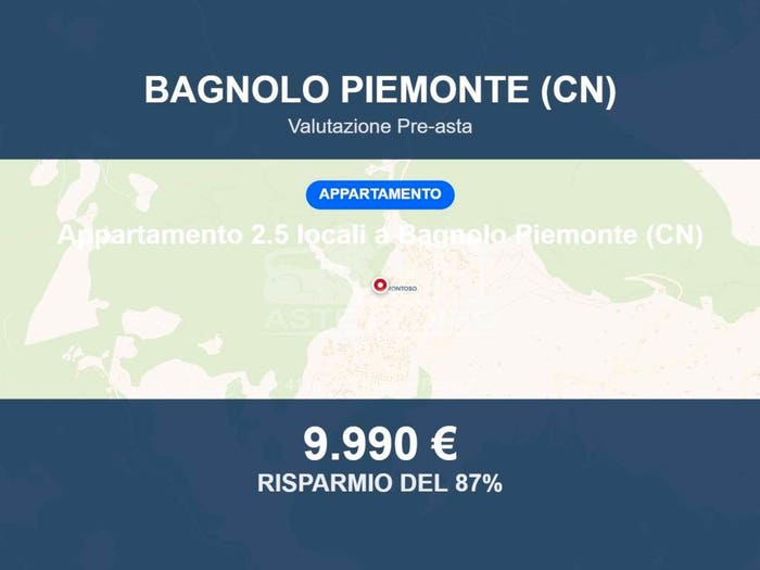Appartamento bilocale in vendita in Via Partus, Montoso, Bagnolo Piemonte