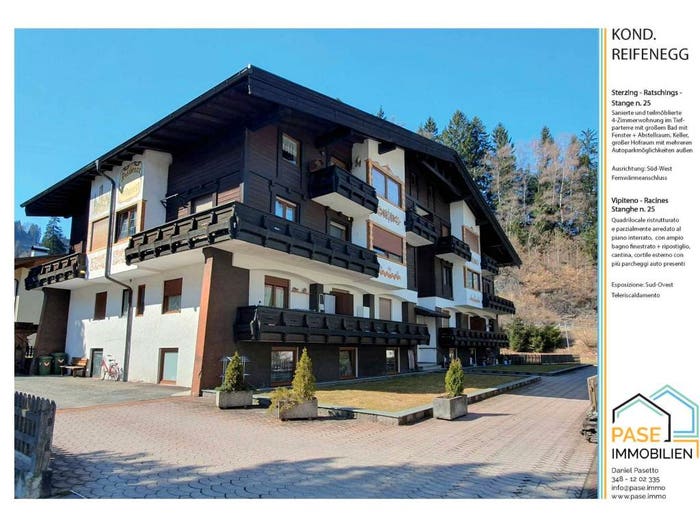 Appartamento quadrilocale in vendita in Zona Industriale, Vipiteno