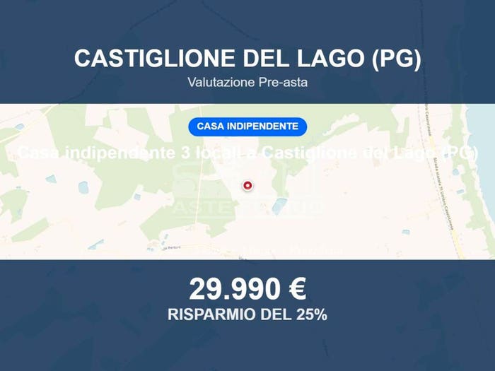 Casa trilocale in vendita in Vocabolo I Monelli snc, I Bertoni, Castiglione del Lago