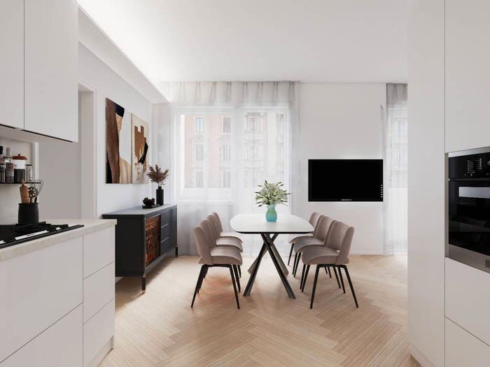 Appartamento trilocale in vendita in Via Losanna, Sempione, Milano