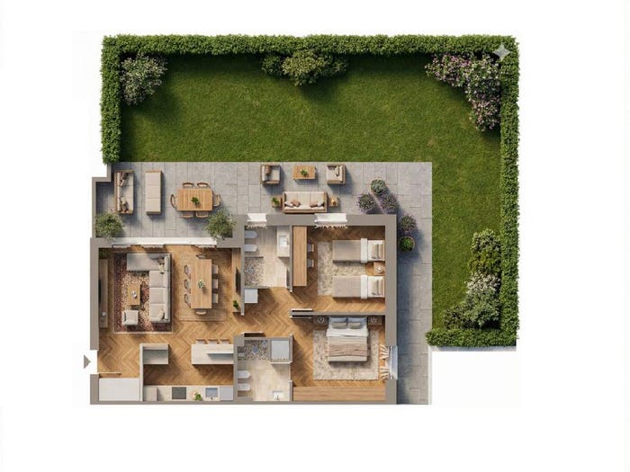 Appartamento trilocale in vendita in Via Filippo Turati, Curno