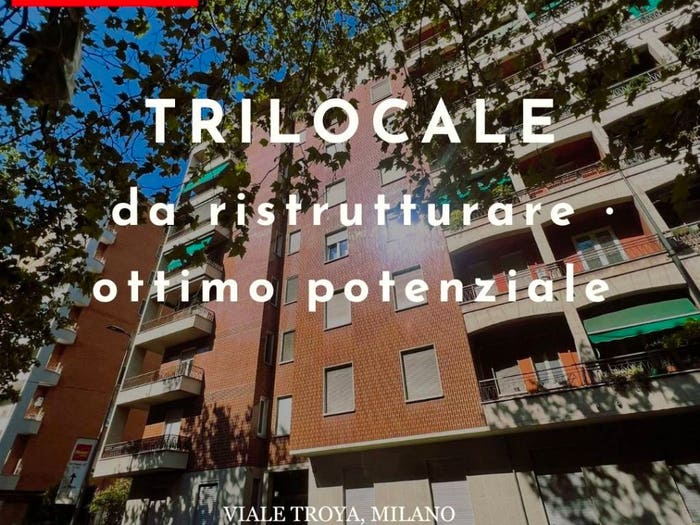 Appartamento trilocale in vendita in Viale Carlo Troya, Piazza Napoli, Milano