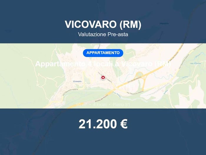 Appartamento quadrilocale in vendita in Via Tiburtina Valeria già, Centro, Vicovaro