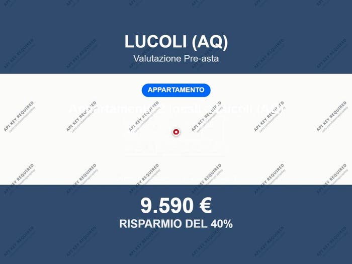 Appartamento bilocale in vendita in Via Tartaglione, SMenna SCroce Francolisco, Lucoli