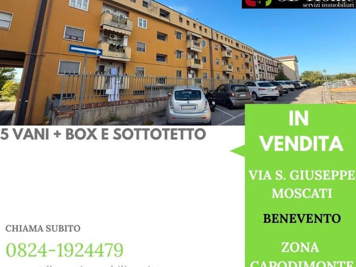 Appartamento con 5 locali in vendita in Via San Giuseppe Moscati, Ponticelli, Benevento