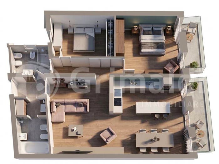 Appartamento trilocale in vendita in Riviera Tiso da Camposampiero, Prato della Valle Pontecorvo, Padova