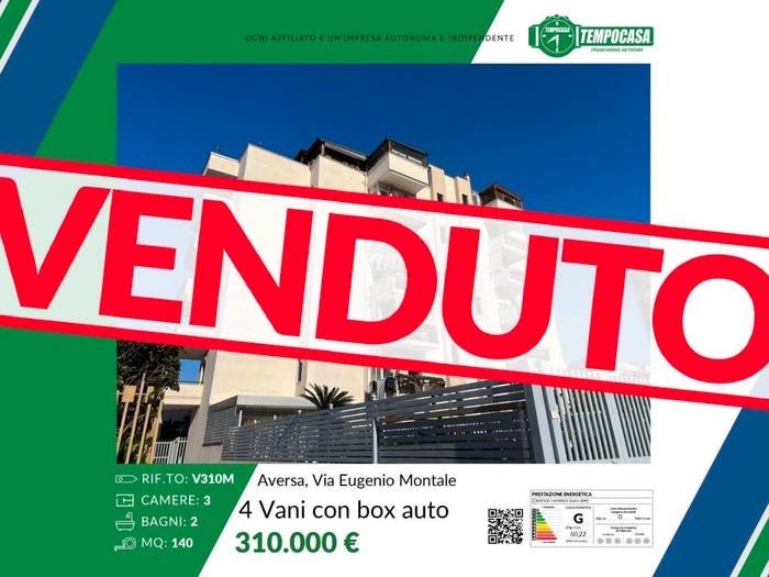 Appartamento quadrilocale in vendita in Via EUGENIO MONTALE, Aversa