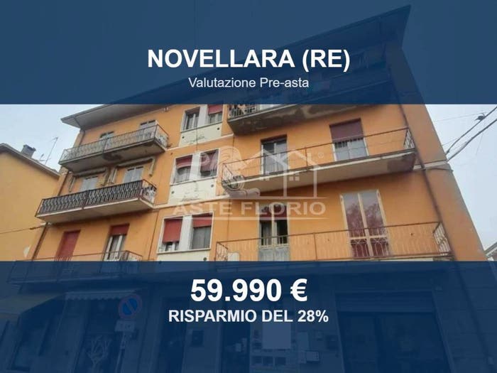 Appartamento trilocale in vendita in Via Cavour, Centro, Novellara