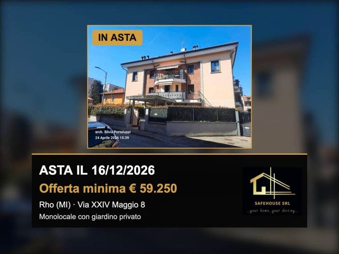 Appartamento monolocale in vendita in Via Maggio, San Carlo San Paolo, Rho