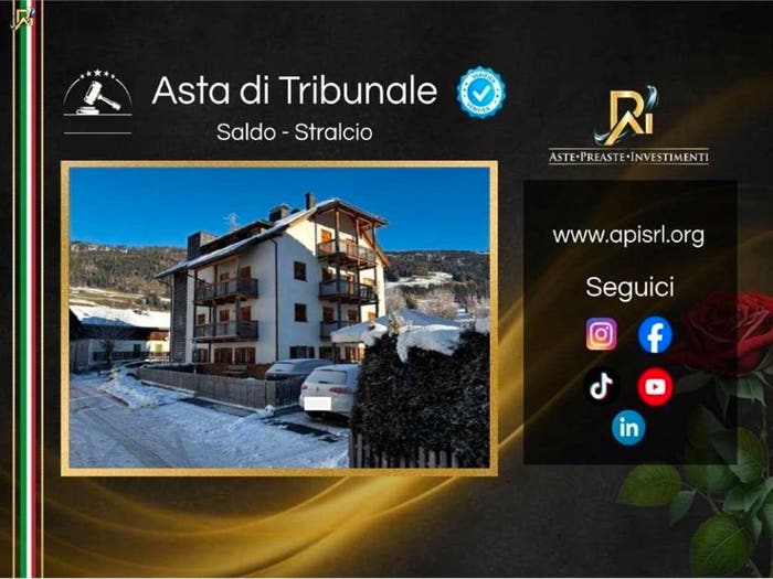 Appartamento trilocale in vendita in Via Fasching A, Centro, San Candido