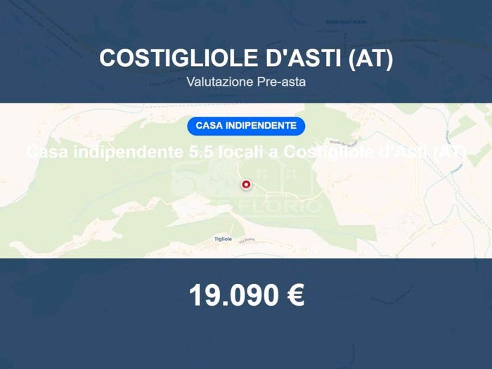 Casa con 5 locali in vendita in Via AstiNizza, Centro, Costigliole d'Asti