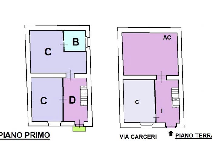 Casa con 5 locali in vendita in Via Carceri, Belvedere, Falcone