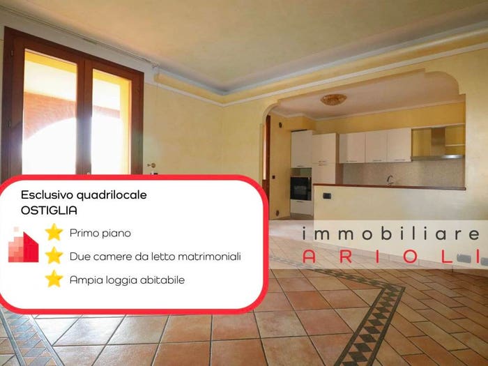 Appartamento con 6 locali in vendita in Ostiglia