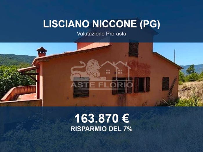 Casa con 6 locali in vendita in Via Lisciano Niccone, Centro, Lisciano Niccone