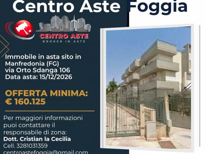 Appartamento quadrilocale in vendita in via Orto Sdanga Manfredonia FG Italia, Centro, Manfredonia