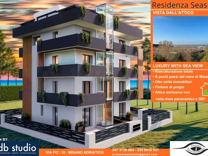 Appartamento bilocale in vendita in Via Po, Centro, Misano Adriatico