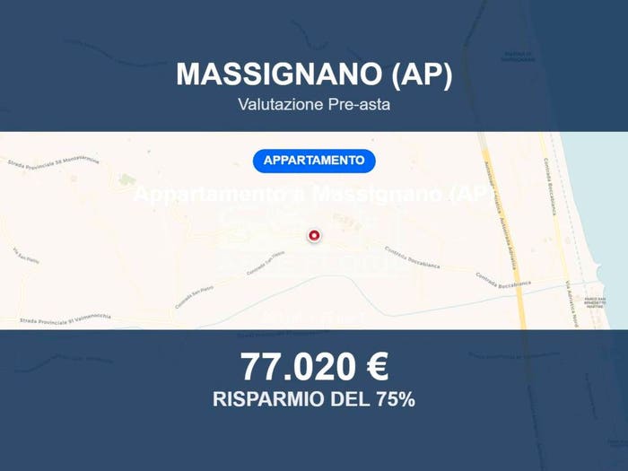 Appartamento bilocale in vendita in Contrada Marezi, Centro, Massignano