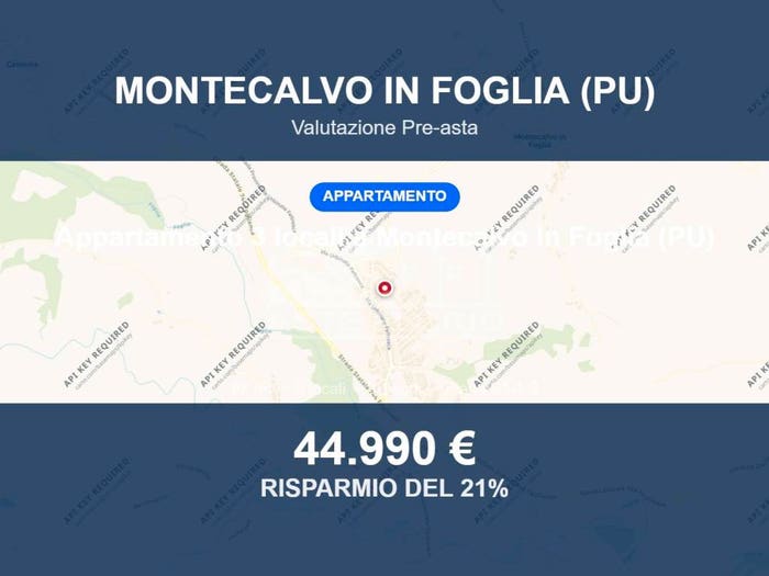 Appartamento bilocale in vendita in Via Leopardi, Cà Gallo, Montecalvo in Foglia