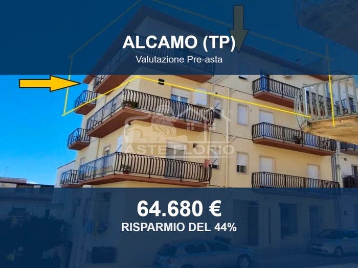 Appartamento con 6 locali in vendita in Via Giuseppe Mistretta Di Paola, Semicentro, Alcamo