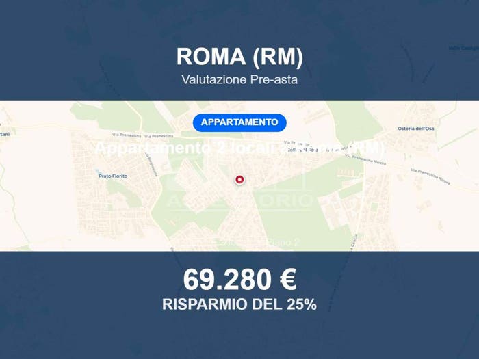 Appartamento bilocale in vendita in Via Bolotana, Borghesiana Finocchio Rocca Cencia, Roma